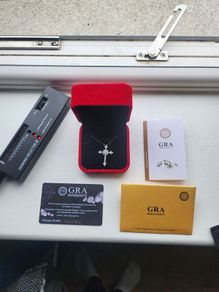 Cross pendant + 925 sliver chain