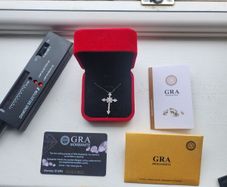 Cross pendant + 925 sliver chain