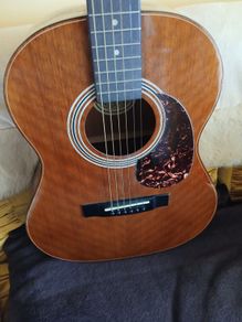Hondo acoustic guitar.