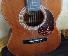 Hondo acoustic guitar.