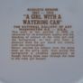 Bone China "A Girl with Watering Can" Plate for Sale Image 4