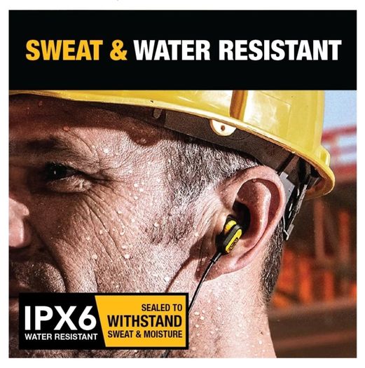 DeWalt Jobsite aux wired earphones