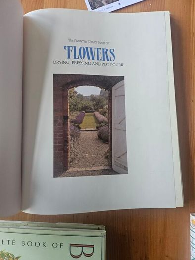 The Complete Book Of Bonsai Plus The New Gardner. And The Countru Diary Book Of Flowers. 3 Large Volume Hardback With Dustjacket In Good Condition.  See Photos For Same.