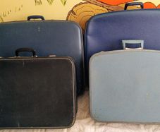 Vintage/Antique suitcases from the late 60's early 70's  for props
