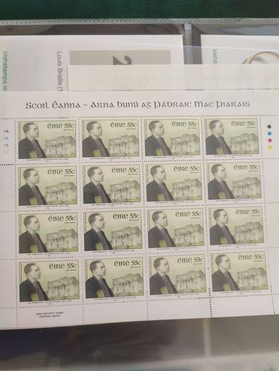 stamps first day covers in anpost albums