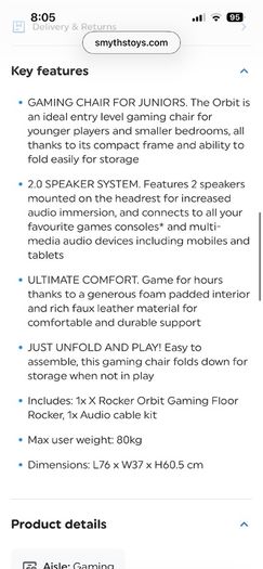 Gaming chair