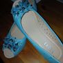 Ladies Shoes  Size 41.(7)Torquoise colour. New. Image 2