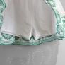 Pre Owned Primark White & Green Embroidered Skort Image 4