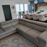 Natuzzi Editions leather corner sofa Image 2