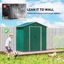 Garden Shed 6.5ft x 3.5ft Large Metal Shed for Outdoor Storage with Double Sliding Doors and 4 Vents Image 7