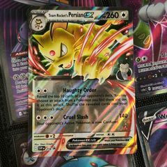 Team Rocket's Persian EX !  Destined Rivals Promo ! 2025 ! Pokemon Card !