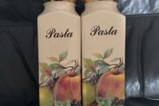 KH Potter Staffordshire ceramic pasta jars