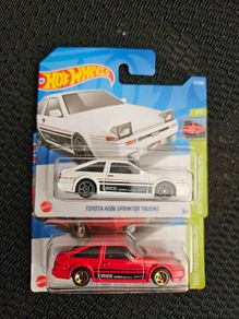 Hot Wheels Toyota AE86 Sprinter Trueno Twin Turbo Red