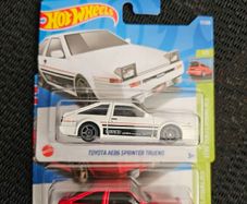 Hot Wheels Toyota AE86 Sprinter Trueno Twin Turbo Red