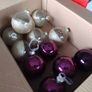 x1 Box of x12 Glass Baubles Image 8