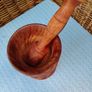 wooden mortar and pestle Image 3
