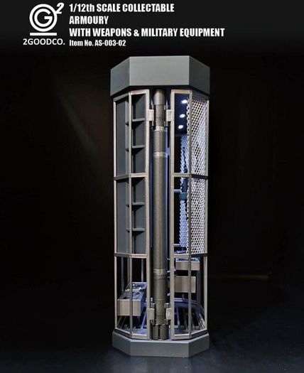1/12 Batman Armory action figure weapons armoury set LED military Mezco