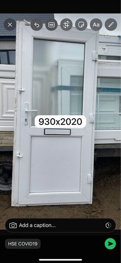 Pvc doors shed door farm doors