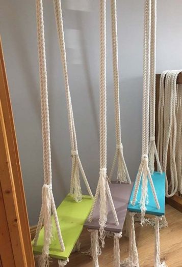 Unique indoor swing fir any room in your house, fun for kids and adults