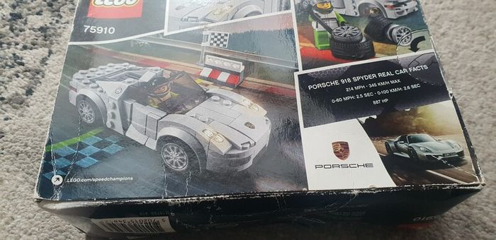 Sealed Lego Speed Champions: Porsche 918 Spyder (75910)