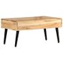 Coffee Table 88x50x42 cm Solid Acacia Wood Image 4