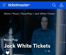 Jack white tickets (SWAP)