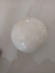 crackle glaze decorative sphere