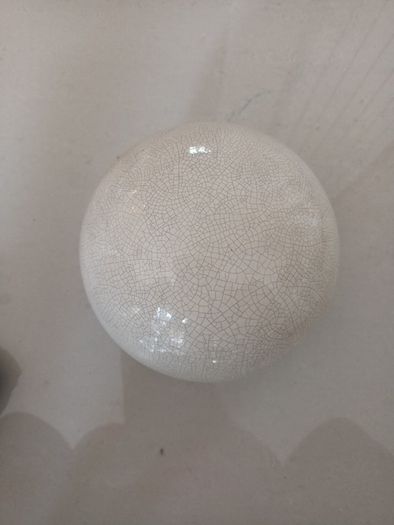 crackle glaze decorative sphere