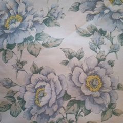 Floral fabric 2 x 64"x70"