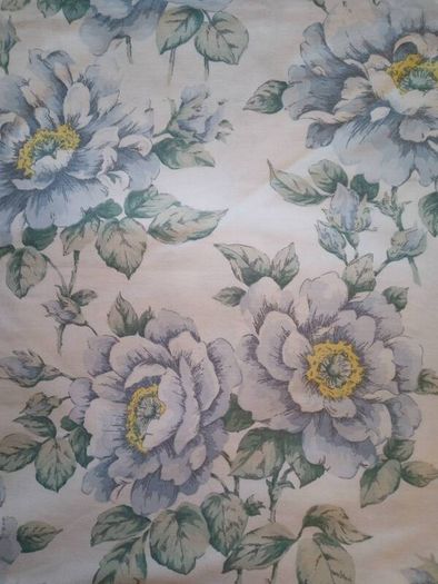 Floral fabric 2 x 64"x70"