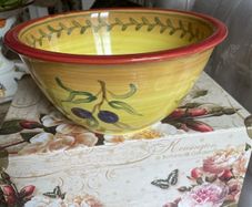 hand painted bowl