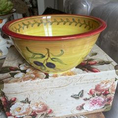 hand painted bowl