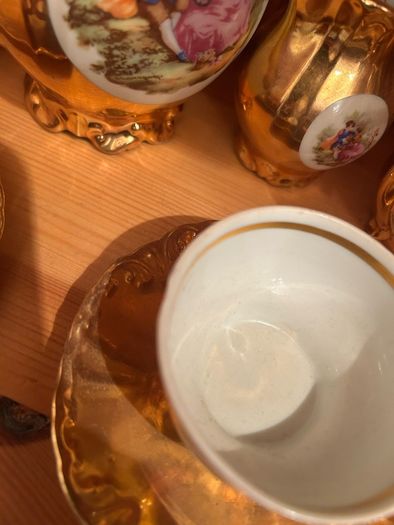 Bondware Antique Demitasse Coffee Set