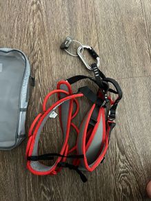 Dmm harness carabiner and petzl belay