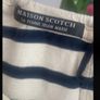 top Maison scotch size 3 nautical stripe top 12/14 navy & cream Image 9