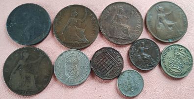 10 UK Coins (25328)