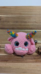 handmade crochet monster