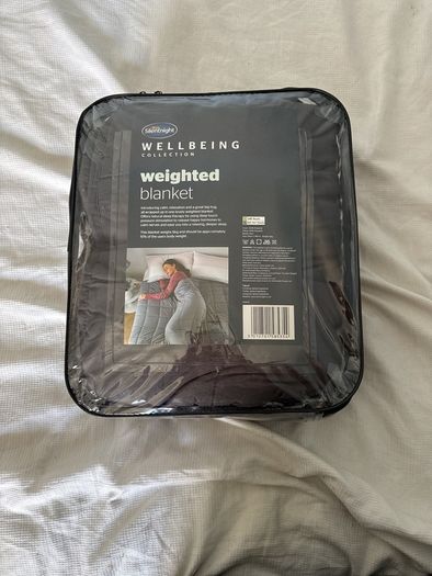 Silentnight Grey Weighted Blanket 6kg 125cm x 180cm single