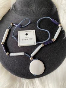 Brand new jewellery- J'aime La Vie Blue & White Necklace