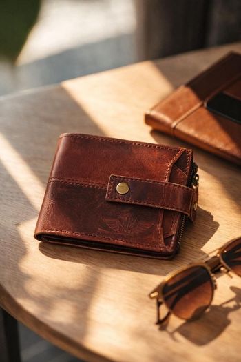 Genuine Leather Wallet Luxury Handmade RFID Secure Wallet