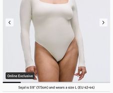 Lululemon Wundermost Ultra-Soft Nulu Square-Neck Long-Sleeve Bodysuit XS