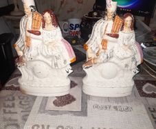 Two Staffordshire figures, made from around 1740 to 1900