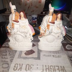 Two Staffordshire figures, made from around 1740 to 1900