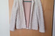 Ladies beige boucle style jacket uk 10