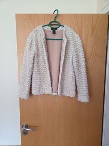 Ladies beige boucle style jacket uk 10