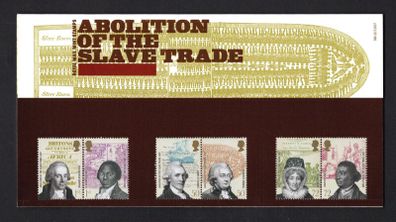 2007 Great Britain The 200th Anniversary of the Abolition of the Slave Trade Commemorative Stamps Presentation Pack