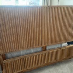 Beautiful wooden bed frame