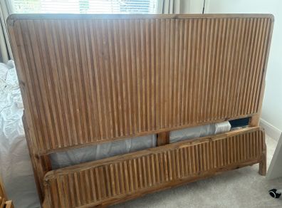 Beautiful wooden bed frame