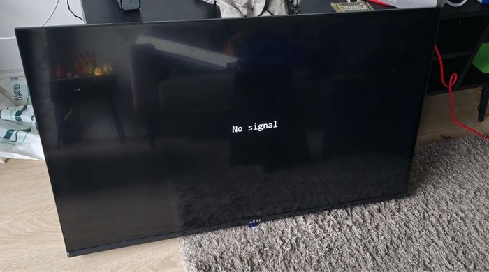 Tv with no remote (button can be used) and no stand.. Box included