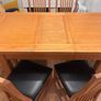 Solid Oak Extending Dining Table and 6 Chairs Set Image 6